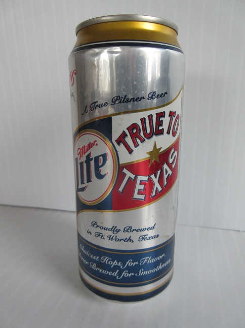 Miller Lite - "True To Texas' - 16oz